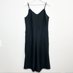 Doe & Rae Fringe Wide Leg Jumpsuit Size Medium